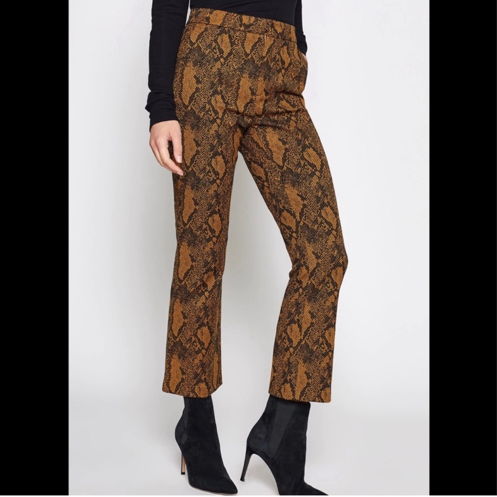 Joie Marcena B Cropped Ankle Pants Women’s Size 2 Snake Print 28” x 26”